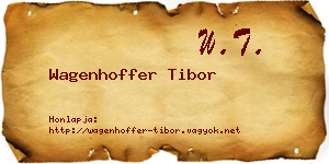 Wagenhoffer Tibor névjegykártya